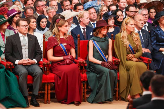 15-09-2026 Prinsjesdag Princess Amalia and Princess Alexia and Princess Ariane and Prince Constantijn during troonrede at the opening of the parliamentary year in The Hague. Â  Copyright: xPPEx