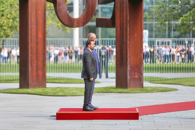 Berlin, Deutschland, 15.09.2026: Bundeskanzleramt: Empfang des Ministerpräsidenten des Irak: Ali al-Zaidi und Bundeskanzler Friedrich Merz (CDU) Copyright: xdtsxNachrichtenagenturx dts_134710