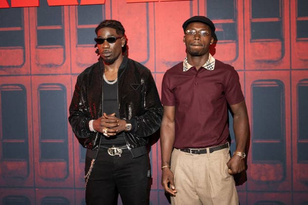 Kraken Premiere at Le Grand Rex - Paris AJ French Guinean rapper and singer-songwriter Ibrahima Diakite aka Gazo and French rapper La Mano 1.9 attends the Photocall for the ‘ Kraken ‘ Paris Premiere at Le Grand Rex cinema on September 15, 2026 in Paris, France. Photo by Alexis Jumeau ABACAPRESS.COM Paris France  Copyright: xJumeauxAlexis ABACAx