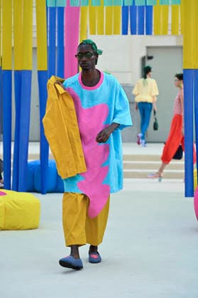 September 15, 2026, Madrid, Spain: A model parades with Agatha Ruiz de la Prada design during Mercedes Benz Fashion Week Madrid Cibeles Palace in Madrid, 15 February of 2026 Spain Madrid Spain - ZUMAs197 20260915_aaa_s197_456 Copyright: xAtilanoxGarciax