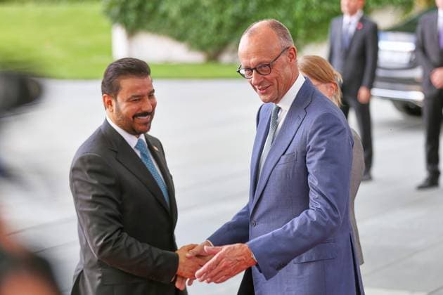 News Bilder des Tages #2 Berlin, Deutschland, 15.09.2026: Bundeskanzleramt: Empfang des Ministerpräsidenten des Irak: Ali al-Zaidi und Bundeskanzler Friedrich Merz (CDU) Copyright: xdtsxNachrichtenagenturx dts_134714
