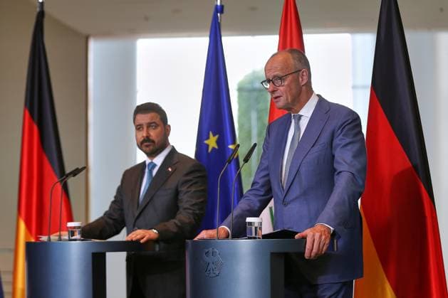 Berlin, Deutschland, 15.09.2026: Bundeskanzleramt: Empfang des Ministerpräsidenten des Irak: Ali al-Zaidi und Bundeskanzler Friedrich Merz (CDU) Copyright: xdtsxNachrichtenagenturx dts_134748