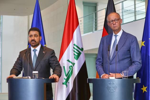 Berlin, Deutschland, 15.09.2026: Bundeskanzleramt: Empfang des Ministerpräsidenten des Irak: Ali al-Zaidi und Bundeskanzler Friedrich Merz (CDU) Copyright: xdtsxNachrichtenagenturx dts_134752