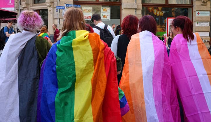 12.09.2026 Halle Saale Halle (Saale) Halle Saale Sachsen-Anhalt Ansicht Stadtansicht Sachsen Anhalt Ansicht Christopher Street Day ( CSD ) Demo Demonstration Akzeptanz statt Toleranz Pride CSD-Demonstration Pride Weeks Zeichen für die Sichtbarkeit und die Akzeptanz geschlechtlicher und sexueller Vielfalt LGBT queeren queere Community ï¿½