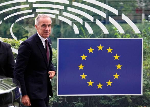 September 16, 2026, Strasbourg, France: Prime Minister Mark Carney arrives at the European Parliament in Strasbourg, France, on Wednesday, Sept. 16, 2026. Strasbourg France  - ZUMAc35_ 20260916_zaf_c35_008 Copyright: xJustinxTangx