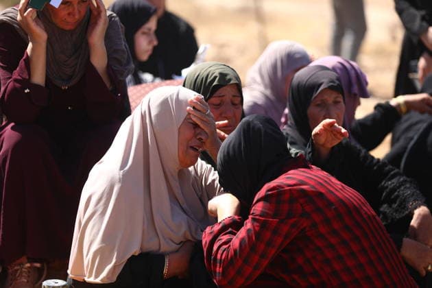 Israeli army demolishes two-story Palestinian house in West Bank HEBRON, WEST BANK, PALESTINE - SEPTEMBER 16: Palestinian women cry as Israeli forces demolish of a two-story Palestinian house in the Hillet al-Hams area of Yatta town in Hebron, West Bank, Palestine on September 16, 2026. Wisam Hashlamoun Anadolu Hebron West Bank. Editorial use only. Please get in touch for any other usage.  Copyright: x2026xAnadoluxWisamxHashlamounx