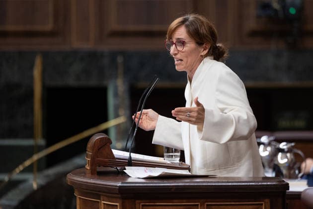 The Government Once Again Faces Questions from Congress Regarding the Crisis in Ceuta Health Minister Mónica García during a plenary session in the Congress of Deputies on September 16, 2026, in Madrid, Spain. The migration crisis that Ceuta has been experiencing since last July is once again the focus of the opposition’s questions to the government during the question period, with inquiries such as what the plans are for the autonomous city and whether the government believes that Spain’s international image has been tarnished by the irregular entry of migrants. September 16 SEPTEMBER 2026 Jesús Hellí Madrid, Spain  Copyright: xJesusxHellinx 7778773