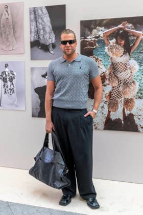 September 15, 2026, Madrid, Madrid, Spain: Designer EDUARDO NAVARRETE attends the AGATHA RUIZ DE LA PRADAÃ¢â‚¬â ¢s fashion show Spring Summer 2027 collection during Mercedes-Benz Fashion Week Madrid at the Crystal Gallery of Cibeles Palace in Madrid, Spain, on September 15, 2026. Madrid Spain  - ZUMAc312 20260915_zsp_c312_111 Copyright: xOscarxManuelxSanchezx