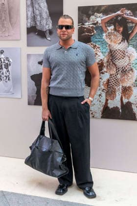 September 15, 2026, Madrid, Madrid, Spain: Designer EDUARDO NAVARRETE attends the AGATHA RUIZ DE LA PRADAÃ¢â‚¬â ¢s fashion show Spring Summer 2027 collection during Mercedes-Benz Fashion Week Madrid at the Crystal Gallery of Cibeles Palace in Madrid, Spain, on September 15, 2026. Madrid Spain  - ZUMAc312 20260915_zsp_c312_113 Copyright: xOscarxManuelxSanchezx