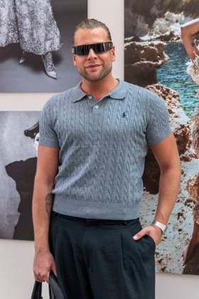 September 15, 2026, Madrid, Madrid, Spain: Designer EDUARDO NAVARRETE attends the AGATHA RUIZ DE LA PRADAÃ¢â‚¬â ¢s fashion show Spring Summer 2027 collection during Mercedes-Benz Fashion Week Madrid at the Crystal Gallery of Cibeles Palace in Madrid, Spain, on September 15, 2026. Madrid Spain  - ZUMAc312 20260915_zsp_c312_125 Copyright: xOscarxManuelxSanchezx