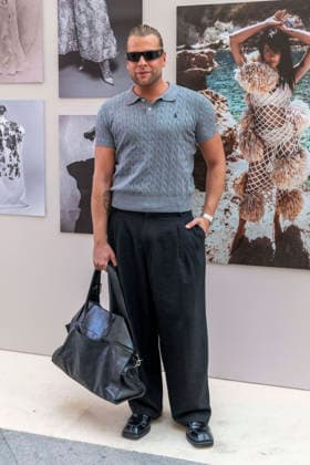 September 15, 2026, Madrid, Madrid, Spain: Designer EDUARDO NAVARRETE attends the AGATHA RUIZ DE LA PRADAÃ¢â‚¬â ¢s fashion show Spring Summer 2027 collection during Mercedes-Benz Fashion Week Madrid at the Crystal Gallery of Cibeles Palace in Madrid, Spain, on September 15, 2026. Madrid Spain  - ZUMAc312 20260915_zsp_c312_127 Copyright: xOscarxManuelxSanchezx