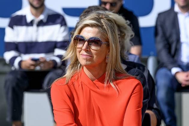 breda, The Netherlands, 2026-09-16 14:03:57 BREDA, 14-02-2026, NAC Breda Queen Maxima attends a meeting of the Cinetree Foundation regarding the documentary *Echte Mannen Huilen Niet* (Real Men Don t Cry) at the NAC Breda stadium. This documentary focuses on the mental health of men in the world of football. PHOTO: NLBeeld Patrick van Emst Credit: NL Beeld Patrick van Emst  Copyright: xx x