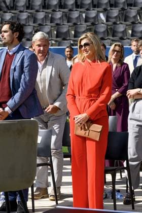 breda, The Netherlands, 2026-09-16 14:03:43 BREDA, 14-02-2026, NAC Breda Queen Maxima attends a meeting of the Cinetree Foundation regarding the documentary *Echte Mannen Huilen Niet* (Real Men Don t Cry) at the NAC Breda stadium. This documentary focuses on the mental health of men in the world of football. PHOTO: NLBeeld Patrick van Emst Credit: NL Beeld Patrick van Emst  Copyright: xx x