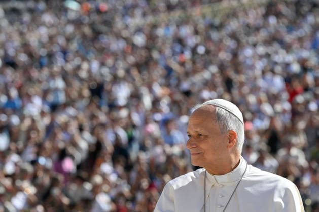 Pope Leo XIV weekly general audience Italy, Rome , Vatican, 2026 9 16 Pope Leo XIV during the weekly general audience at St Peter s square at The Vatican EDITORIAL USE ONLY - NO BOOKS Copyright: xVATICANxMEDIAx xCatholicxPressxPhotox