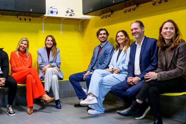 16-09-2026 Breda Hanna Verboom with Queen Maxima attended the documentary Echte Mannen Huilen Niet (Real Men Don t Cry), organized by the Cinetree Foundation at the NAC Breda stadium. Â  Copyright: xPPEx