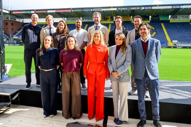 16-09-2026 Breda Hanna Verboom with Queen Maxima attended the documentary Echte Mannen Huilen Niet (Real Men Don t Cry), organized by the Cinetree Foundation at the NAC Breda stadium. Â  Copyright: xPPEx