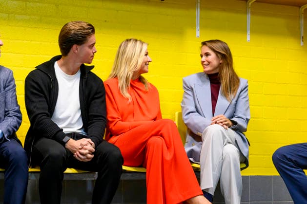 16-09-2026 Breda Hanna Verboom with Queen Maxima attended the documentary Echte Mannen Huilen Niet (Real Men Don t Cry), organized by the Cinetree Foundation at the NAC Breda stadium. Â  Copyright: xPPEx