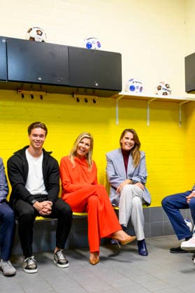 16-09-2026 Breda Hanna Verboom with Queen Maxima attended the documentary Echte Mannen Huilen Niet (Real Men Don t Cry), organized by the Cinetree Foundation at the NAC Breda stadium. Â  Copyright: xPPEx