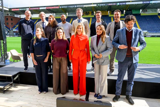 16-09-2026 Breda Hanna Verboom with Queen Maxima attended the documentary Echte Mannen Huilen Niet (Real Men Don t Cry), organized by the Cinetree Foundation at the NAC Breda stadium. Â  Copyright: xPPEx