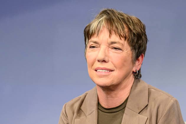im Bild v.l.: Margot Käßmann (Theologin), GER, Berlin, Studio, zu Gast bei Maischberger, politische Talkshow, TV, Format, mit Moderatorin Sandra Maischberger, Das Erste, aus Adlershof Am Studio 20, 16.09.2026, Copyright: HMBxMedia UwexKoch