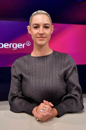 Victoria Reichelt in der ARD-Talkshow maischberger im Studio Berlin Adlershof. Berlin, 16.09.2026