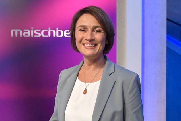 Sandra Maischberger in der ARD-Talkshow maischberger im Studio Berlin Adlershof. Berlin, 16.09.2026