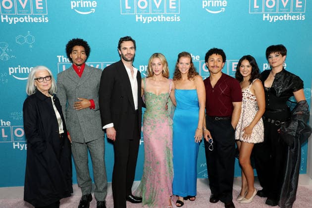 The Love Hypothesis New York special screening at The Forum at Columbia University. The streaming of it starts on 23rd September on Prime Video Featuring: (L-R) Elizabeth Cantillon, Nicholas Duvernay, Tom Bateman, Lili Reinhart, Claire Scanlon, Jaboukie Young-White, Rachel Marsh, Jeananne Goossen Where: New York, New York, United States When: 16 Sep 2026 Credit: Marion Curtis StarPix for Prime Video INSTARimages EDITORIAL USE ONLY. NOT FOR USE BY NEWSPAPERS BASED IN THE UK. Copyright: xx instar56028117