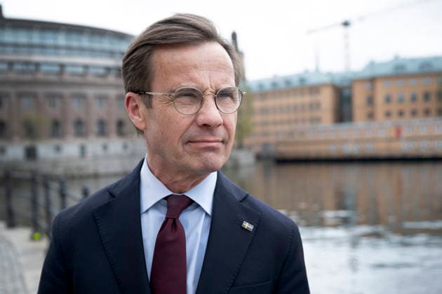 STOCKHOLM, May 4, 2026: Prime Minister Ulf Kristersson (M) at Rosenbad, STOCKHOLM, SWEDEN x30462x  Copyright: xJoakimxStahl SVD TTx ULF KRISTERSSON