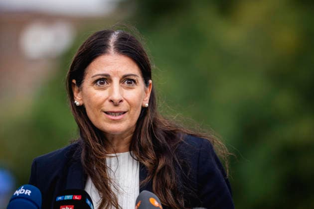 Daniela Cavallo, Präsidentin des Europäischen und Weltkonzernbetriebsrates (EKBR WKBR) von Volkswagen, aufgenommen im Rahmen einer Pressekonferenz in Wolfsburg, 17.09.2026. Fotografiert im Auftrag des Bundesfinanzministeriums Wolfsburg Deutschland Copyright: xJulianexSonntag BMFx