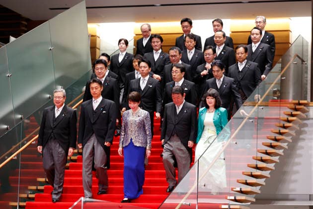 September 17, 2026, Tokyo, Japan: Japan s Prime Minister Sanae Takaichi (front C) and her new cabinet ministers at prime minister s official residence in Tokyo. Tokyo Japan  - ZUMAm191 20260917_aap_m191_001 Copyright: xRodrigoxReyesxMarinx