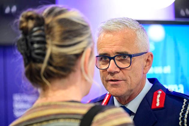 Sean Clancy, Chairman of the European Union Military Committee (CEUMC), at the IISS Prague Defence Summit 2026, in Prague, Czech Republic, on September 17, 2026. (CTKxPhoto RomanxVondrous) CTKPhotoP2026091705319  CTKPhotoP2026091705319