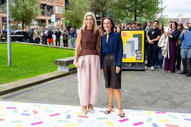 Amsterdam, The Netherlands, 2026-09-17 12:30:07 AMSTERDAM, 17-09-2026, HEMA Queen Maxima pays a working visit to HEMA in Amsterdam. HEMA, the Hollandsche Eenheidsprijzen Maatschappij Amsterdam, celebrates its 100th anniversary this year. PHOTO: NLBeeld Patrick van Emst Credit: NL Beeld Patrick van Emst  Copyright: xx x