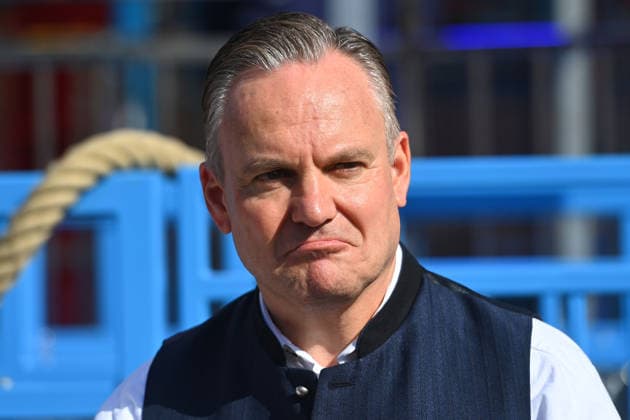 Christian SCHARPF (Wiesn Chef), Einzelbild,angeschnittenes Einzelmotiv,Portraet,Portrait,Porträt. Presserundgang vor dem 191. Oktoberfest 2026 am 17.09.2026.
