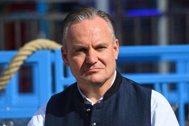 Christian SCHARPF (Wiesn Chef), Einzelbild,angeschnittenes Einzelmotiv,Portraet,Portrait,Porträt. Presserundgang vor dem 191. Oktoberfest 2026 am 17.09.2026.