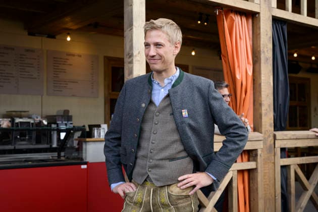 Dominik Krause (Oberbürgermeister von München) - Offizieller Presserundgang auf dem Oktoberfest Wiesn, München 17.09.2026