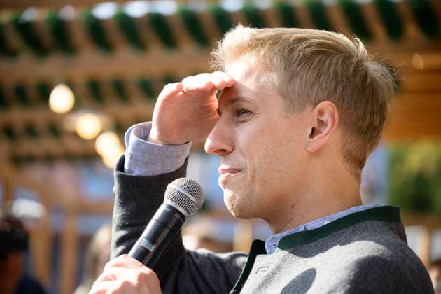 Dominik Krause (Oberbürgermeister von München) - Offizieller Presserundgang auf dem Oktoberfest Wiesn, München 17.09.2026