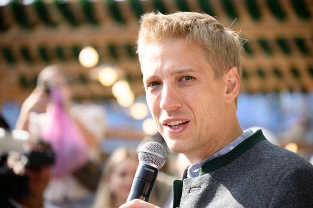 Dominik Krause (Oberbürgermeister von München) - Offizieller Presserundgang auf dem Oktoberfest Wiesn, München 17.09.2026