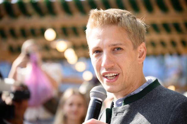 Dominik Krause (Oberbürgermeister von München) - Offizieller Presserundgang auf dem Oktoberfest Wiesn, München 17.09.2026