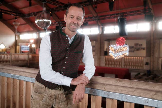 Otto Lindinger (Bodo s CafÃ zelt & Cocktailbar) - Offizieller Presserundgang auf dem Oktoberfest Wiesn, München 17.09.2026