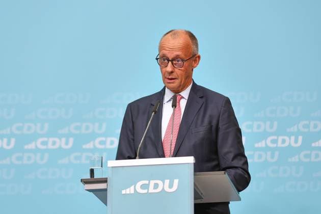 Berlin, Deutschland, 17.09.2026: Konrad-Adenauer-Haus: Wahlkampf-Schlussspurt der CDU: Bundeskanzler Friedrich Merz (CDU) Copyright: xdtsxNachrichtenagenturx dts_135190