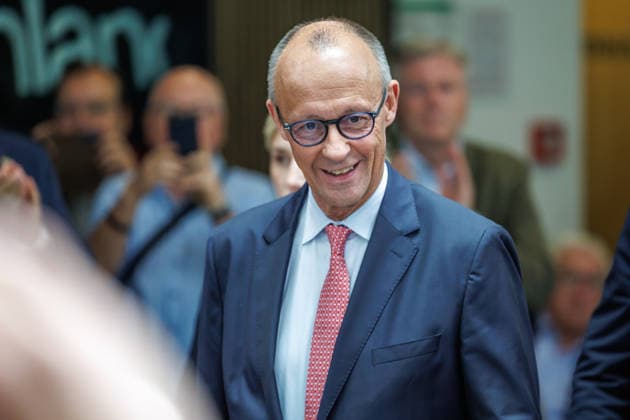 72 Stunden vor Schließung der Wahllokale lädt die CDU Berlin zum Wahlkampf-Schlussspurt ein 72 Stunden vor Schließung der Wahllokale lädt die CDU Berlin zum Wahlkampf-Schlussspurt mit Bundeskanzler Friedrich Merz und dem Spitzenkandidaten der CDU Berlin, Stefan Evers, in das Konrad-Adenauer-Haus ein. Unter dem Titel Extremisten von der Macht fernhalten. Lösungen aus der Mitte. am 17.09.2026 in Berlin. Berlin Berlin Deutschland CDU-Bundesgeschäftsstelle (Konrad-Adenauer-Haus)