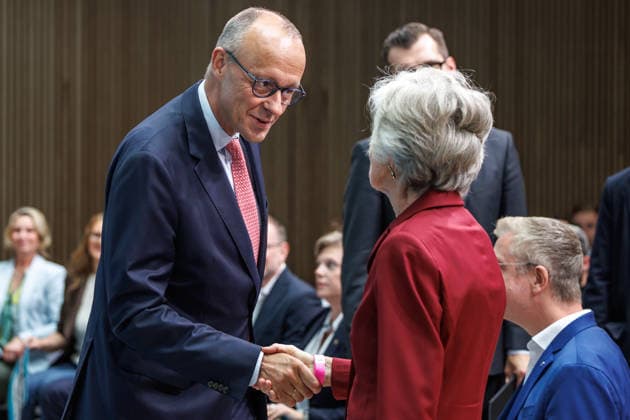 72 Stunden vor Schließung der Wahllokale lädt die CDU Berlin zum Wahlkampf-Schlussspurt ein 72 Stunden vor Schließung der Wahllokale lädt die CDU Berlin zum Wahlkampf-Schlussspurt mit Bundeskanzler Friedrich Merz und dem Spitzenkandidaten der CDU Berlin, Stefan Evers, in das Konrad-Adenauer-Haus ein. Unter dem Titel Extremisten von der Macht fernhalten. Lösungen aus der Mitte. am 17.09.2026 in Berlin. Berlin Berlin Deutschland CDU-Bundesgeschäftsstelle (Konrad-Adenauer-Haus)