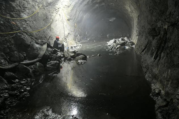 Nepalese rescue teams continued searching for survivors following the devastating glacial floods that swept through the Himalayan region. Officials said 5 bodies were recovered from a tunnel buried by debris in Nepal on September 17, 2026. More than 8,700 Nepal Army personnel have been deployed across the affected areas. A joint rescue team conducted search and recovery operations for human remains and bodies along the Matilo Trishuli River and other flood-affected waterways.  NEP2026091712 NepalesexArmy