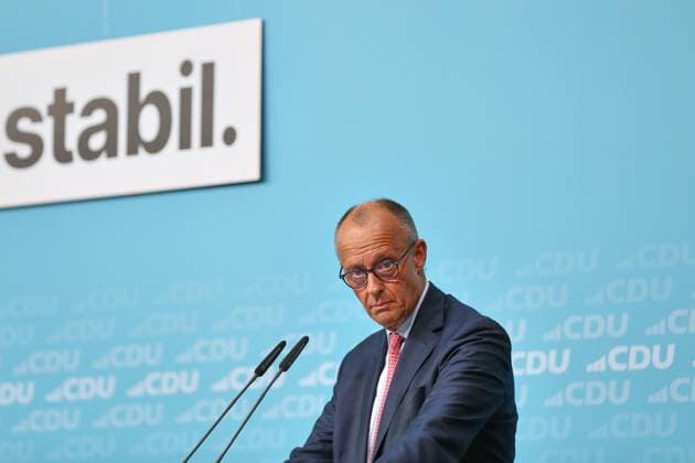 Berlin, Deutschland, 17.09.2026: Konrad-Adenauer-Haus: Wahlkampf-Schlussspurt der CDU: Bundeskanzler Friedrich Merz (CDU) Copyright: xdtsxNachrichtenagenturx dts_135248