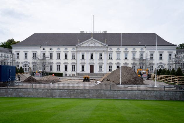 Berlin, Bundespräsidialamt, Schloss Bellevue, Beginn der Bauarbeiten Berlin, Bundespräsidialamt, Schloss Bellevue, Beginn der Bauarbeiten Berlin Berlin GER