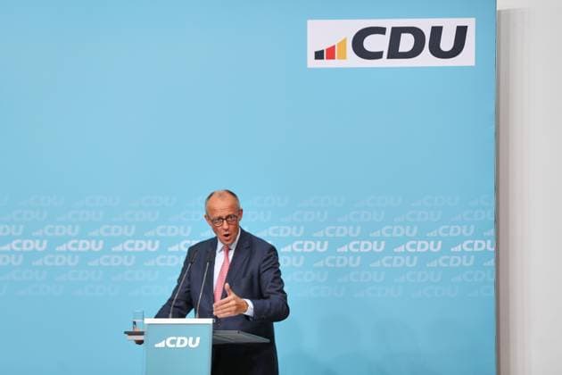 Berlin, Deutschland, 17.09.2026: Konrad-Adenauer-Haus: Wahlkampf-Schlussspurt der CDU: Bundeskanzler Friedrich Merz (CDU) Copyright: xdtsxNachrichtenagenturx dts_135238