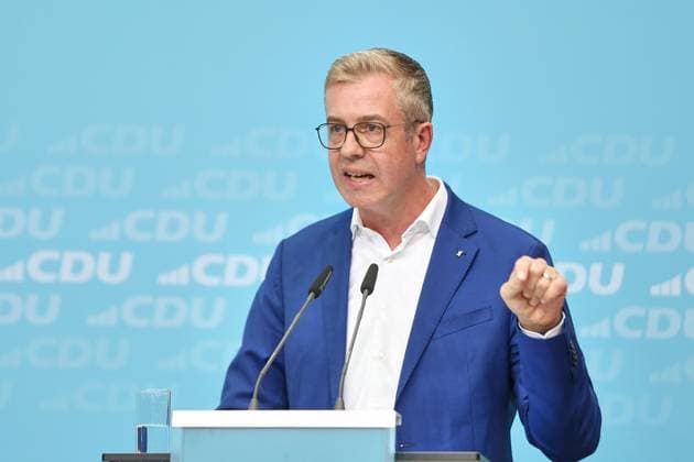 Berlin, Deutschland, 17.09.2026: Konrad-Adenauer-Haus: Wahlkampf-Schlussspurt der CDU: CDU-Spitzenkandidat für Berlin Stefan Evers Copyright: xdtsxNachrichtenagenturx dts_135206