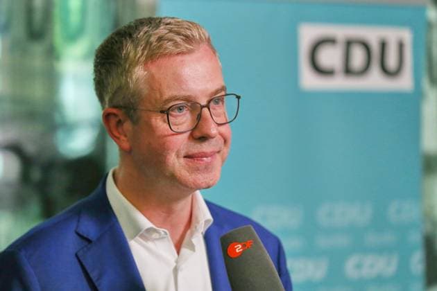 Berlin, Deutschland, 17.09.2026: Konrad-Adenauer-Haus: Wahlkampf-Schlussspurt der CDU: CDU-Spitzenkandidat für Berlin Stefan Evers Copyright: xdtsxNachrichtenagenturx dts_135272