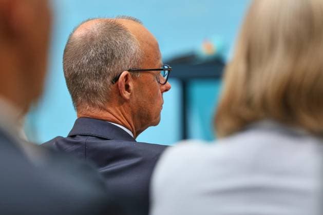 Berlin, Deutschland, 17.09.2026: Konrad-Adenauer-Haus: Wahlkampf-Schlussspurt der CDU: Bundeskanzler Friedrich Merz (CDU) Copyright: xdtsxNachrichtenagenturx dts_135216
