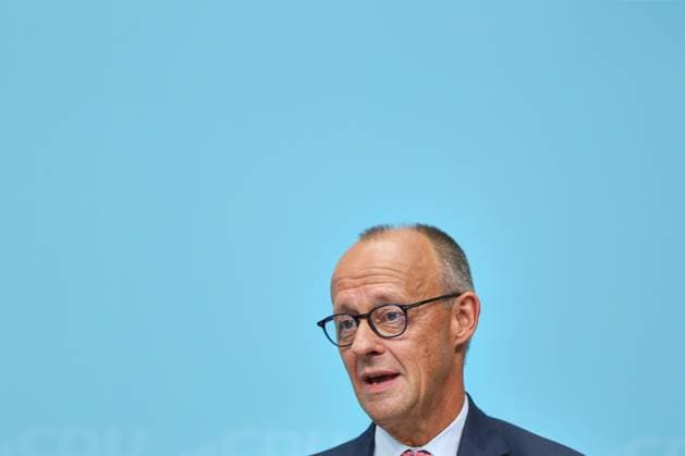 Berlin, Deutschland, 17.09.2026: Konrad-Adenauer-Haus: Wahlkampf-Schlussspurt der CDU: Bundeskanzler Friedrich Merz (CDU) Copyright: xdtsxNachrichtenagenturx dts_135220